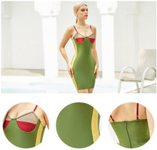 Load image into Gallery viewer, Vintage Bra-let Bodycon Dress
