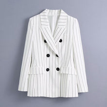 Load image into Gallery viewer, LARA- WHITE- Pinstriped   Suit
