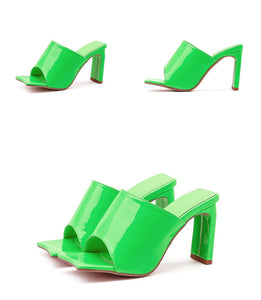 Candy High Heels Mules