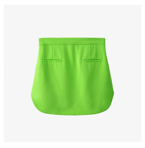 Two Piece Neon Green  Skirt Suit