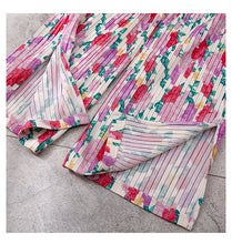 Load image into Gallery viewer, Flower Print Pleated Suit Trousers
