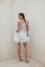 Load image into Gallery viewer, Mini - Feather - Sleeveless-  A-line Party Gown
