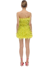Load image into Gallery viewer, Mini Ostrich Feathers Candy Colour Cocktail Gown
